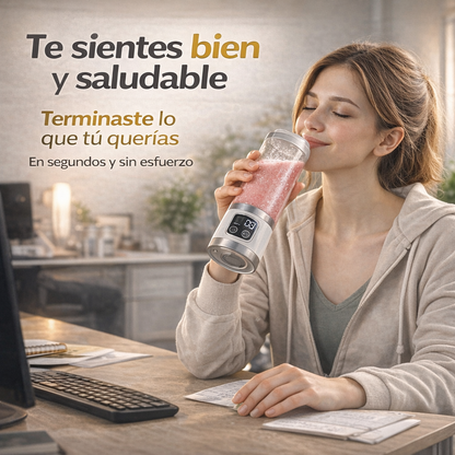 Mini Licuadora Portátil USB – Prepara tus batidos fácilmente en cualquier lugar