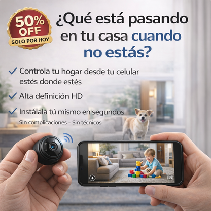 Mini Cámara WiFi HD
