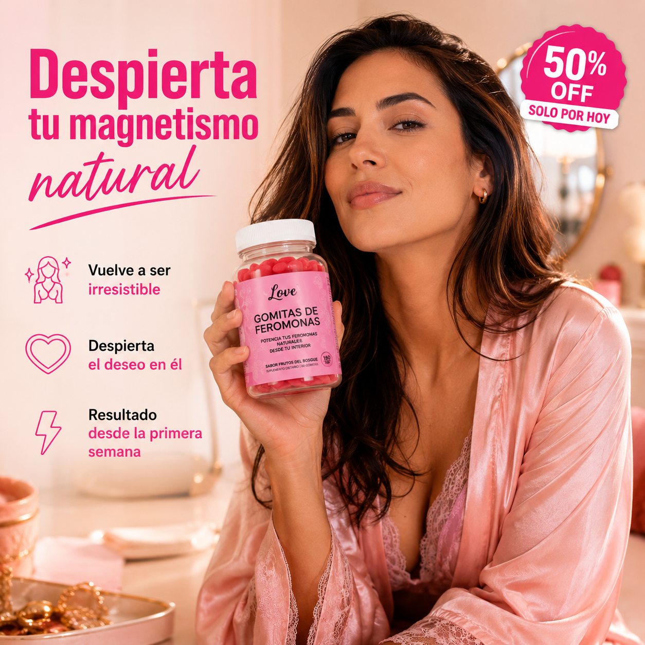 FeroGlow™ Pro — Gomitas de Feromonas Femeninas