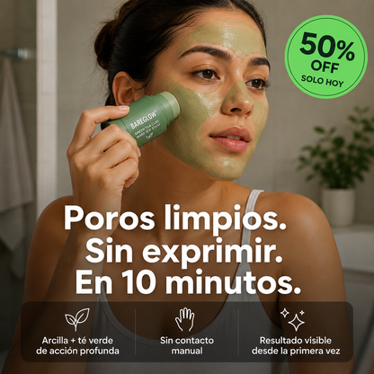 BareGlow™ — Poros Limpios y Sin Puntos Negros en 10 Minutos