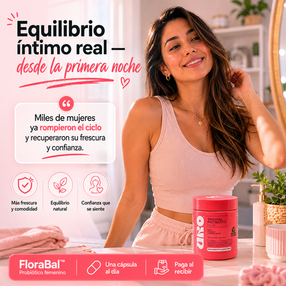 FloraBal™ — Probiótico Íntimo Femenino