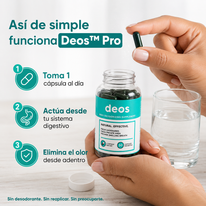 Deos™ Pro — Elimina el Mal Olor Desde Adentro y recupera tu confianza