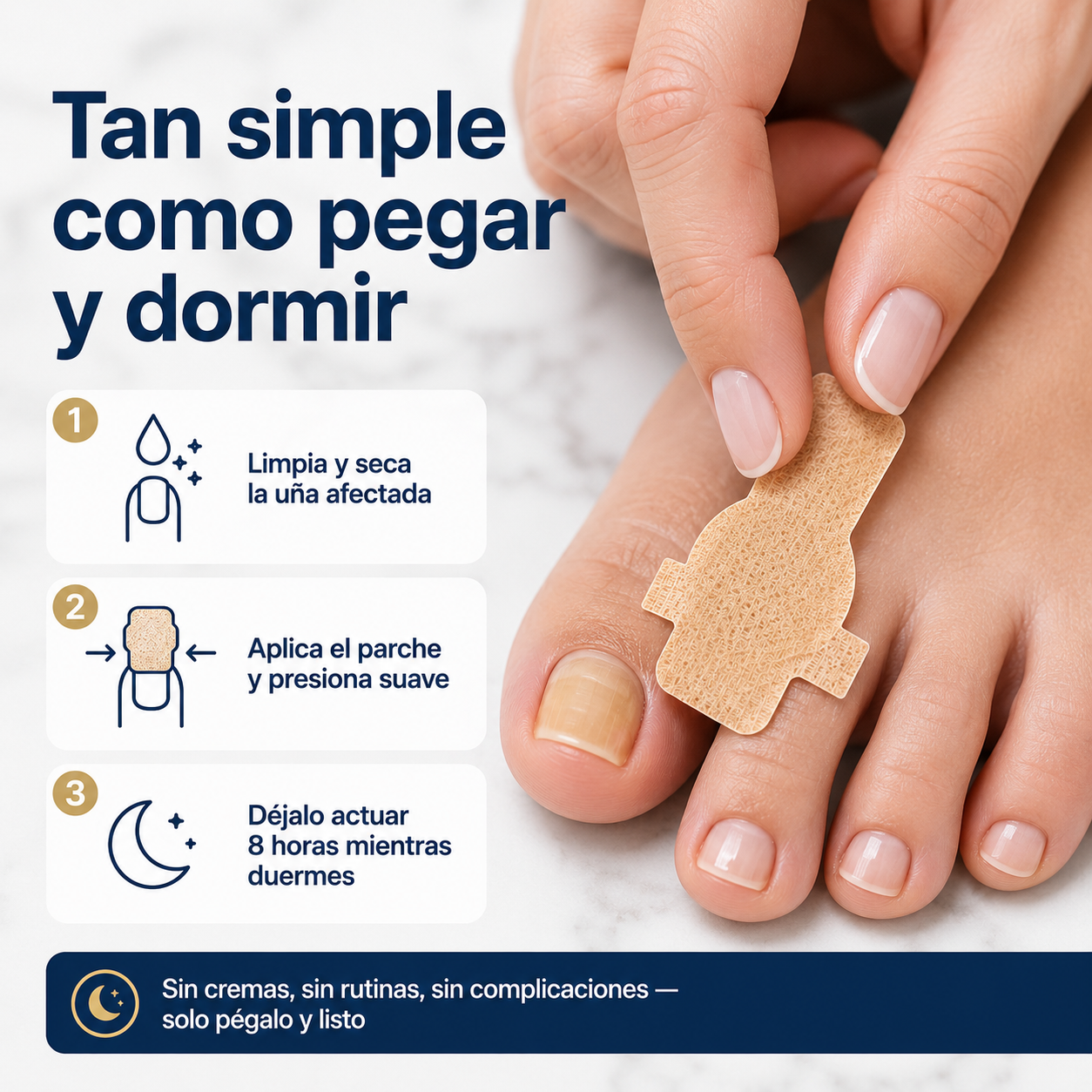 FungiOff™ — Parche Antihongos para Uñas