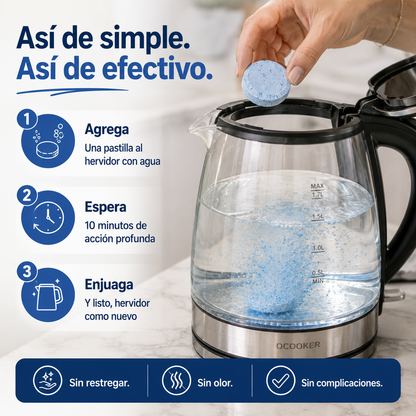 SarroOff™ Pro - Pastillas Anti sarro para hervidor