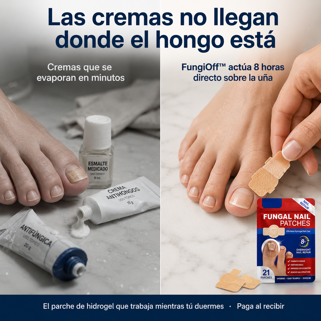 FungiOff™ — Parche Antihongos para Uñas
