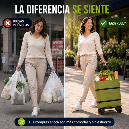 EasyRoll™ | Bolso Plegable con Ruedas 2 en 1