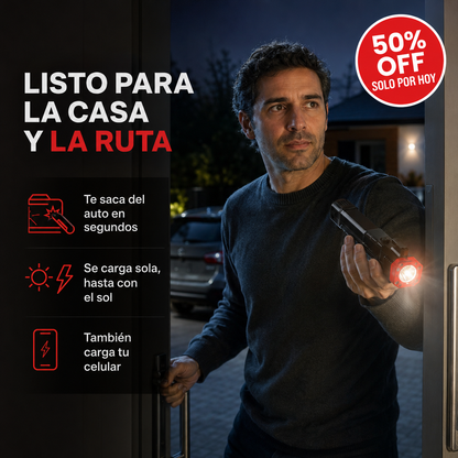 TacLight Pro — La linterna que salva tu auto y no te deja a oscuras en casa