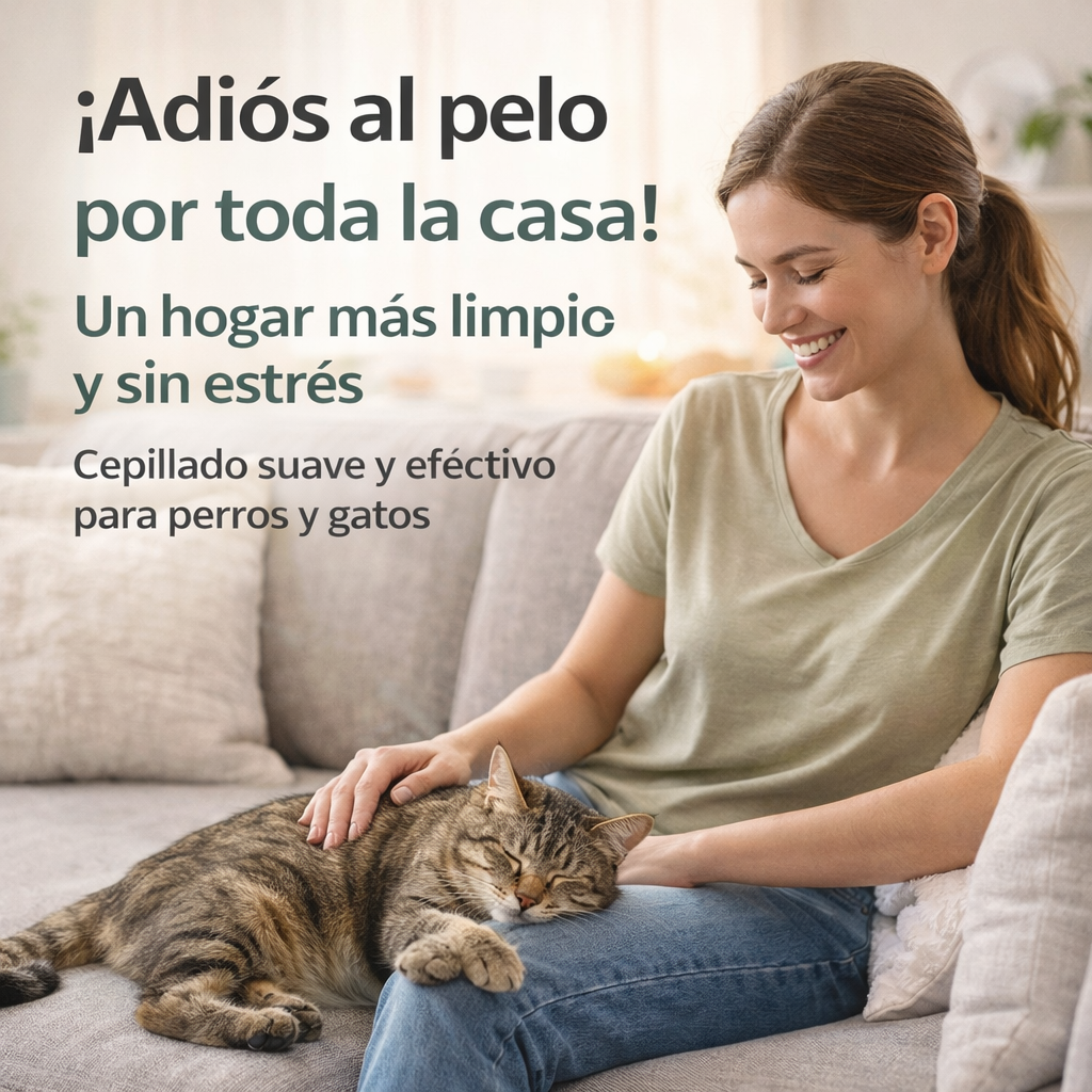 Cepillo a vapor para mascotas