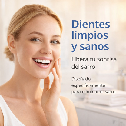 Limpiador dental quita sarro