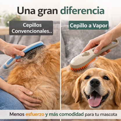 Cepillo a vapor para mascotas